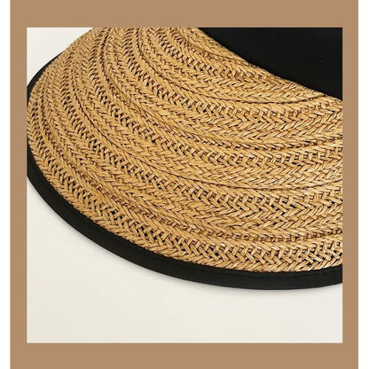 Straw Hat With Wide Brim