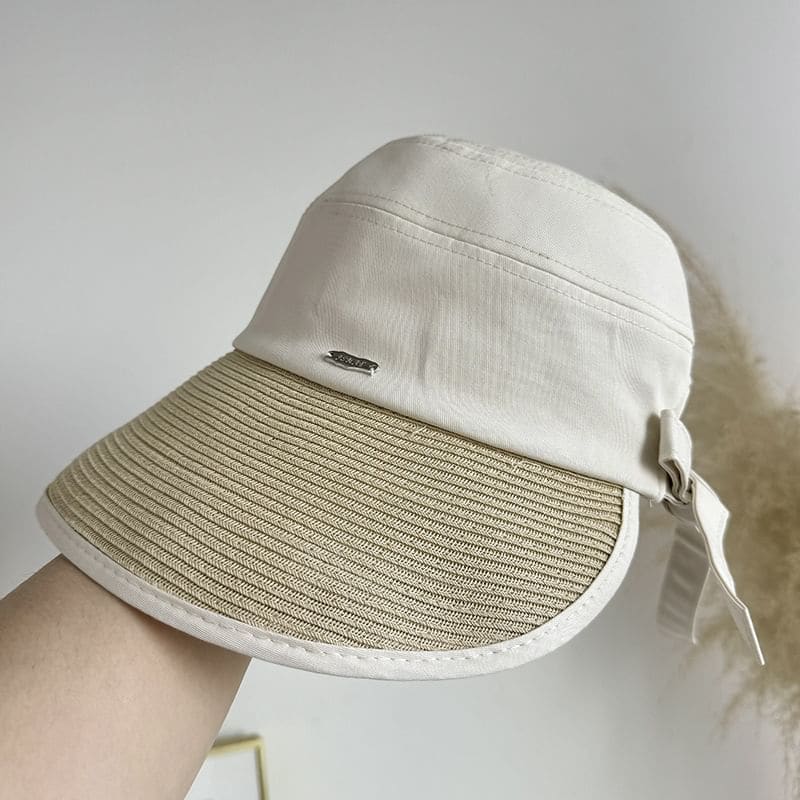 Straw Panel Sun Hat