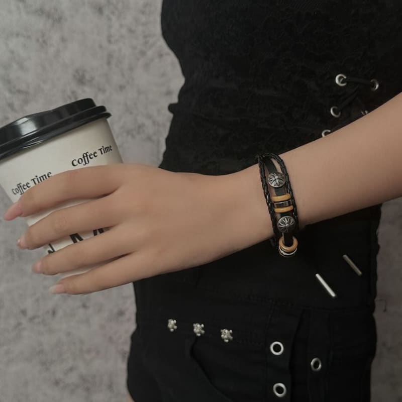 Studded Layered Bangle