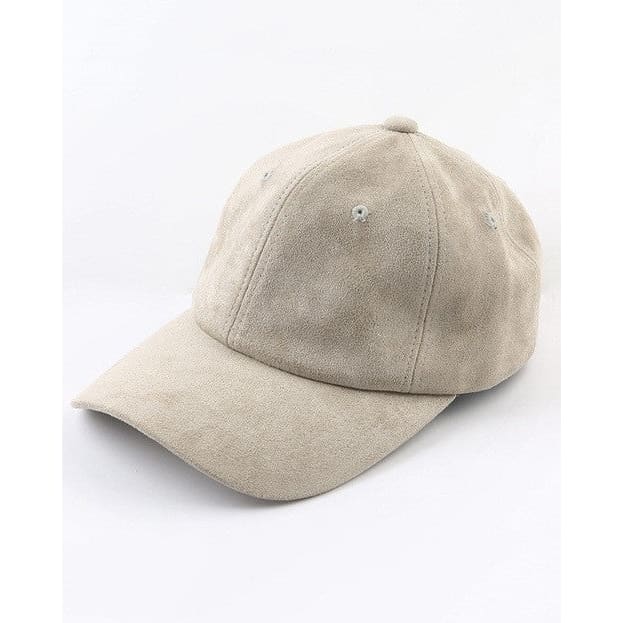 Suede Cap Hat - Hats