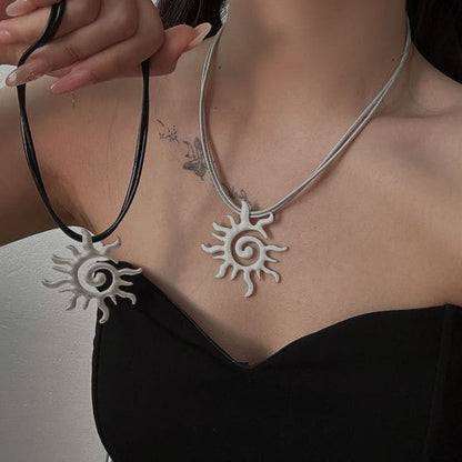 Sun Pendant Necklace