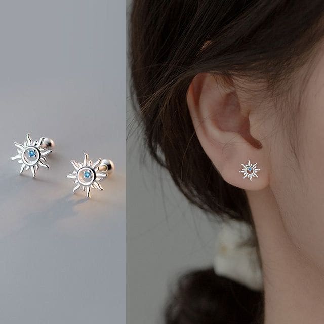 Sun Stud Earring