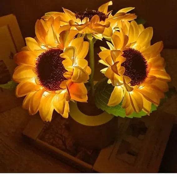 Kawaii Aesthetic Y2K Cute Fairy Sunflower Led Lamp MK Kawaii Store