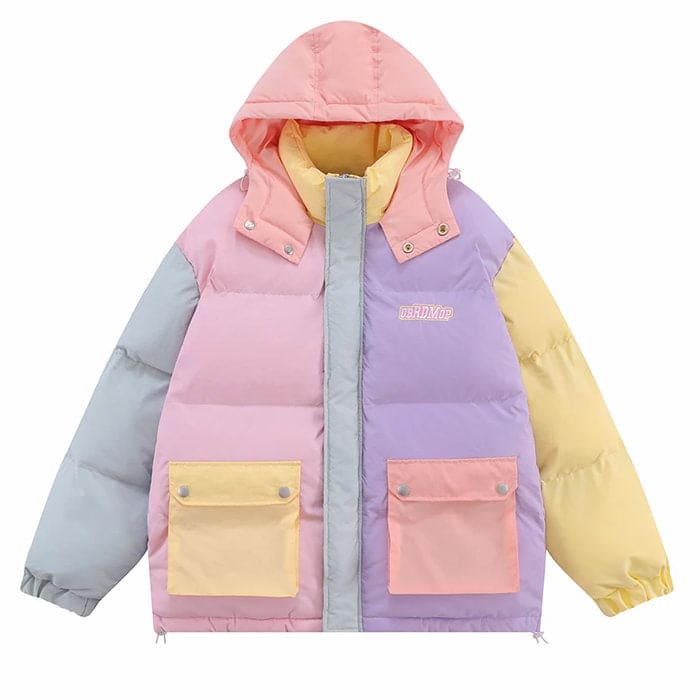 Sweat Colorful Cotton Jacket - Jackets