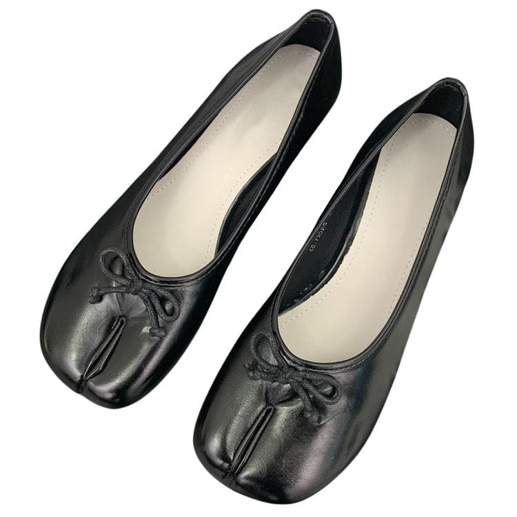 Sweet Ballet Bow Sandals - EU35 (US5.0) / Black - Shoes