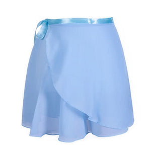 Sweet Bow Wrap Skirt - S / Baby Blue - Skirt