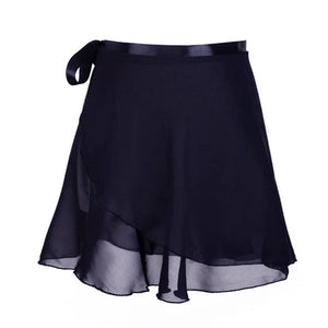 Sweet Bow Wrap Skirt - S / Black - Skirt