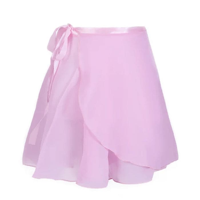 Sweet Bow Wrap Skirt - S / Pink - Skirt
