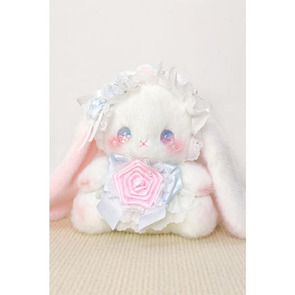 Sweet Bucket Bunny Bowknot Bag - One-Size / Pink/Blue