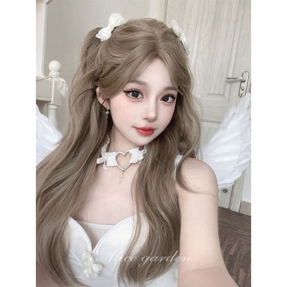 Sweet Cinderella Ash Blonde Lolita Wig - Milk tea flax