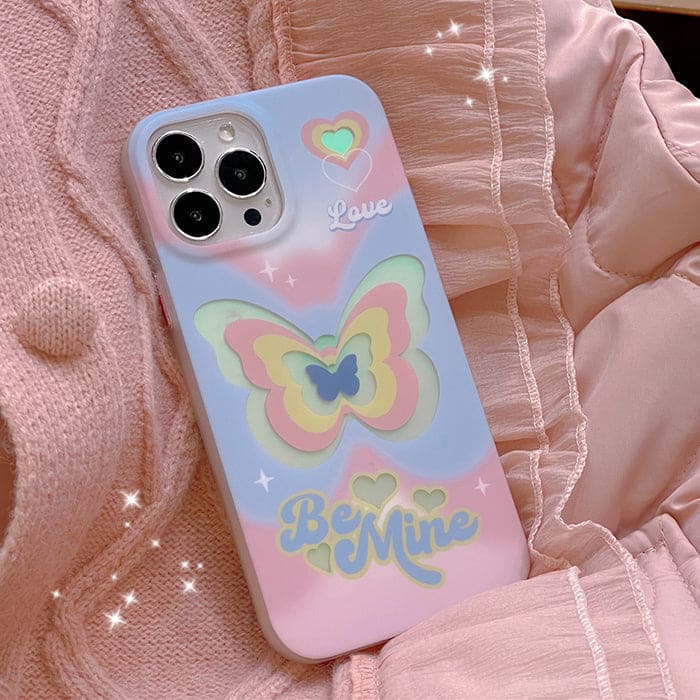 Sweet Colorful Butterfly iPhone Case - IPhone Case