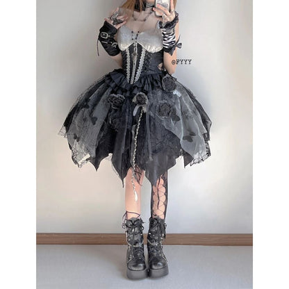 Sweet Corpse Bride Perfect Inspired Lolita Dress ON817 -