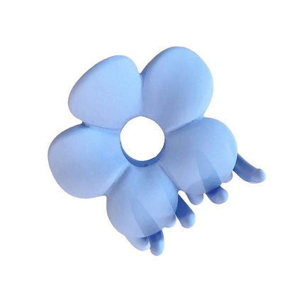 Sweet Flower Hair Claw - Baby Blue - Other