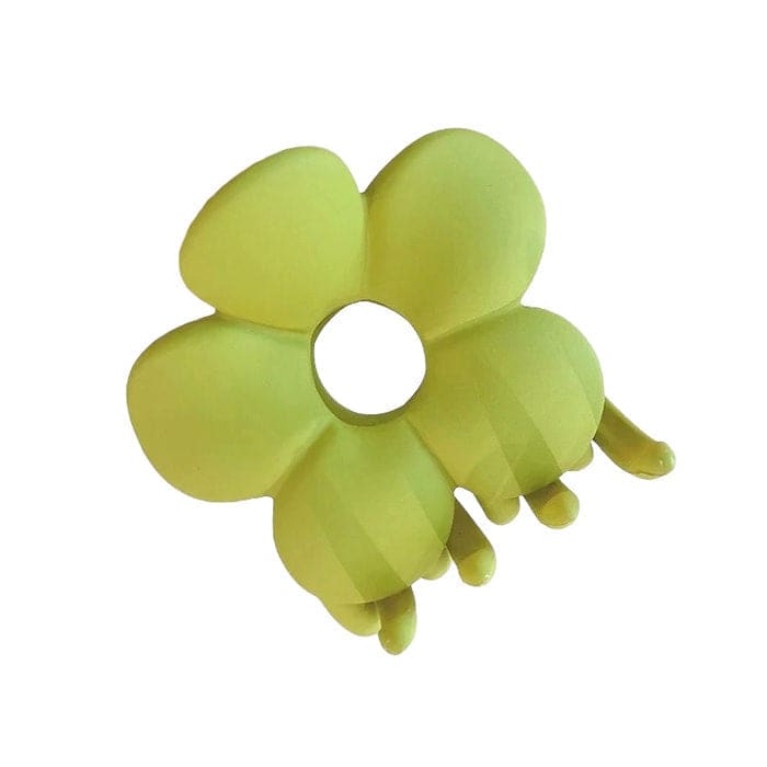 Sweet Flower Hair Claw - Green - Other