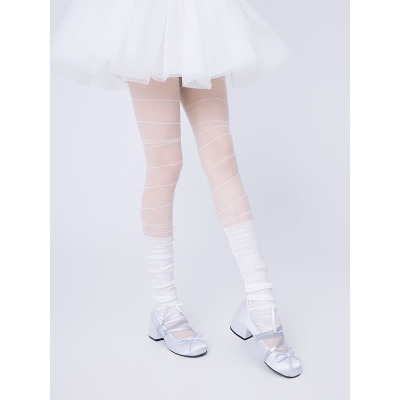 Sweet Lace Chiffon Leg Warmers SpreePicky