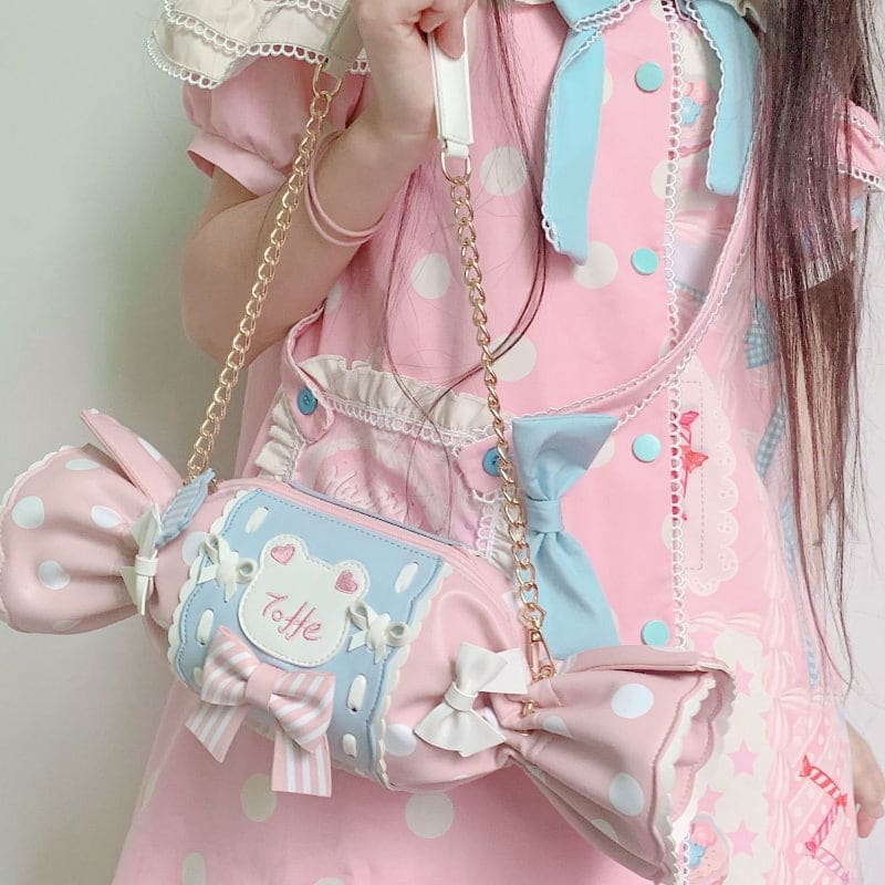 Sweet Lolita Bear Candy Bag - Lovesickdoe - Pink