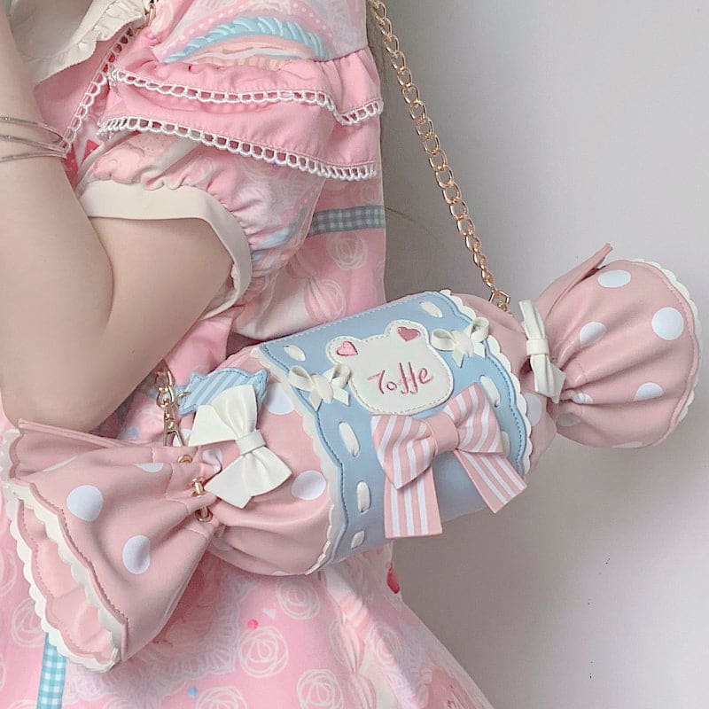 Sweet Lolita Bear Candy Bag - Lovesickdoe - Pink