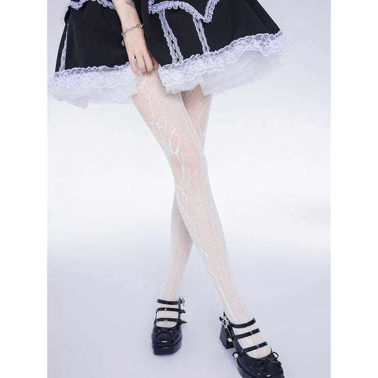 Sweet Lolita Fishnet Lace Tights SpreePicky