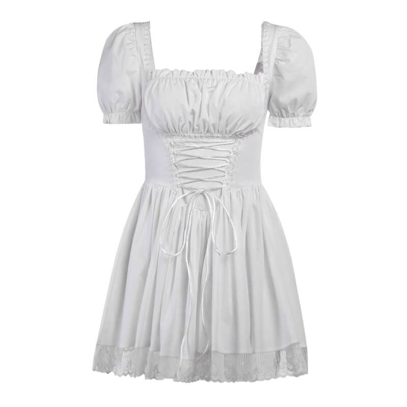 Sweet Lolita Lace Dress - Dresses