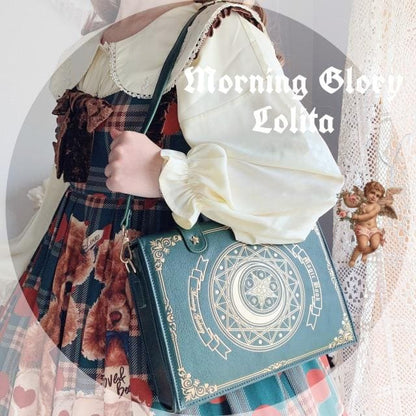 Sweet Lolita Star Moon Magic Book Retro England Messenger