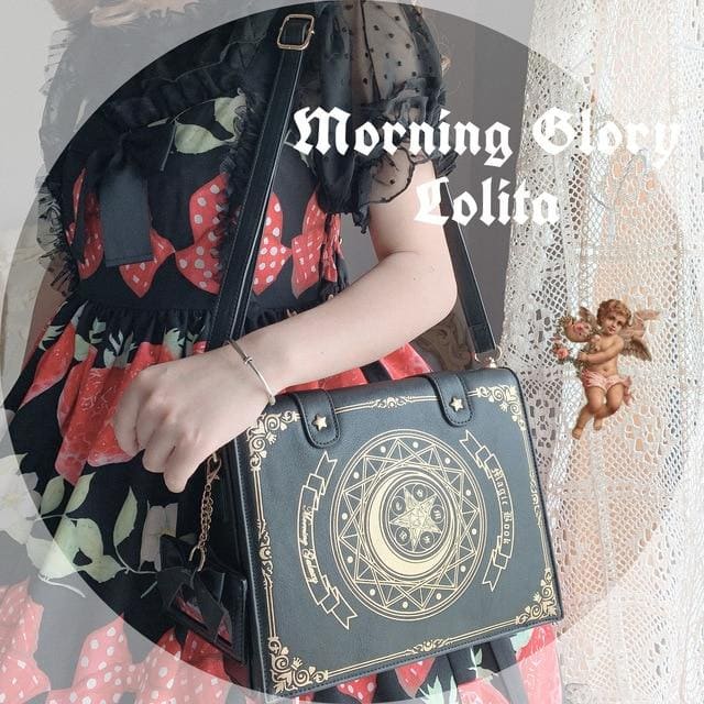 Sweet Lolita Star Moon Magic Book Retro England Messenger