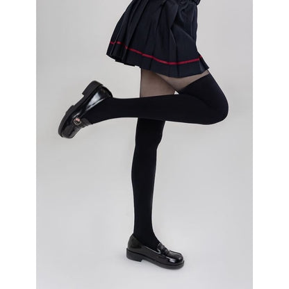 Sweet Lolita Thin Tights - Black - Tights