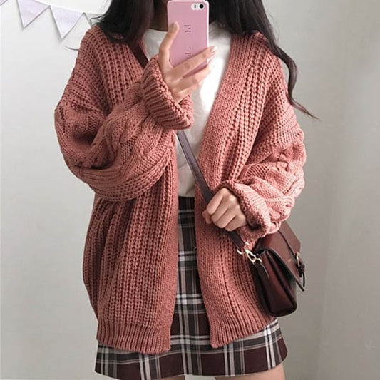 Sweet Loose Cardigan - Sweaters