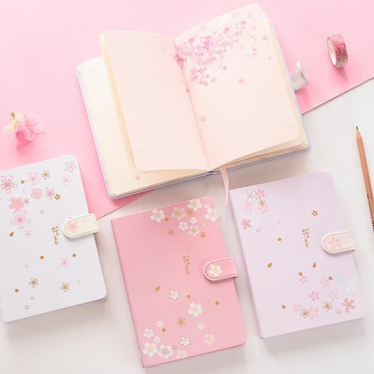 Sweet Pastel Sakura Flowers Notebook MK16207 - notebook