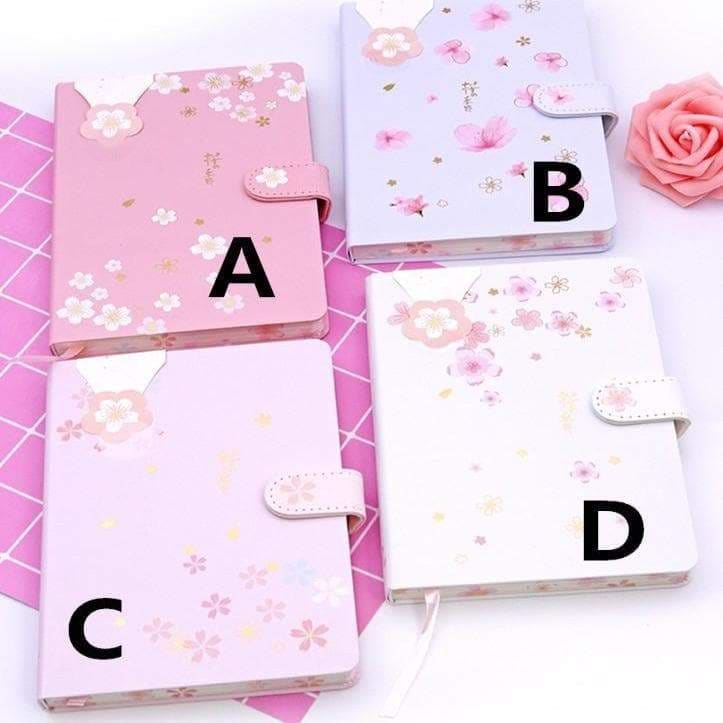 Sweet Pastel Sakura Flowers Notebook MK16207 - notebook