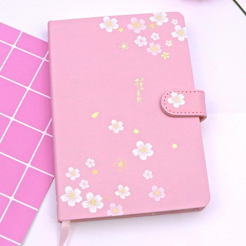 Sweet Pastel Sakura Flowers Notebook MK16207 - notebook