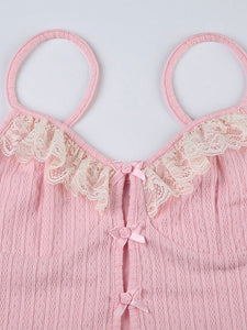 Sweet Pink Sexy Bows Camisole - Camisoles & Tank tops