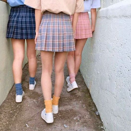 Sweet Plaid Mini Skirt - Skirt