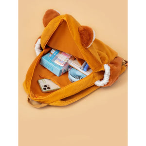 Sweet Red Panda Plushie Backpack - Brown