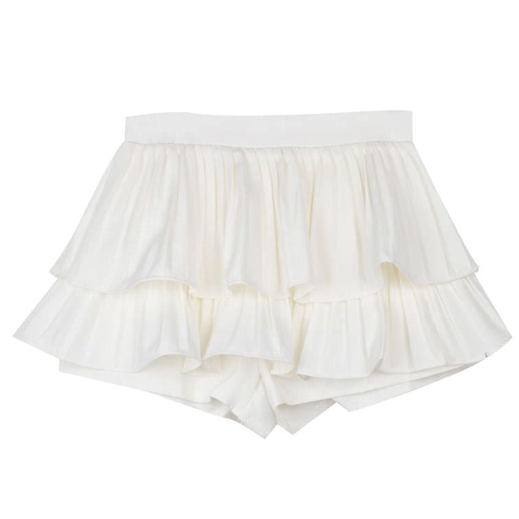 Sweet Ruffle Mini Skirt - Skirt