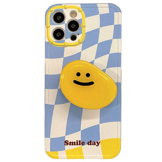 Sweet Smile Plaid iPhone Case - IPhone Case