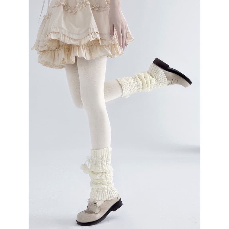 Sweet Soft Lolita White Tights - Tights