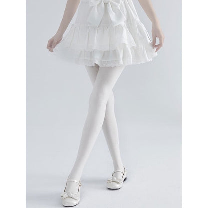 Sweet Soft Lolita White Tights - Tights