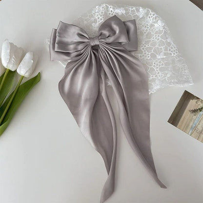 Sweet Stain Hair Bow - Standart / Grey - Other