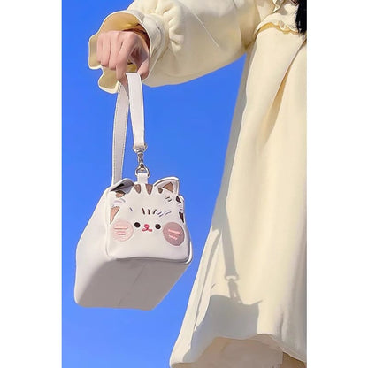 Sweet Toast Cat Shoulder Bag - One-Size / White