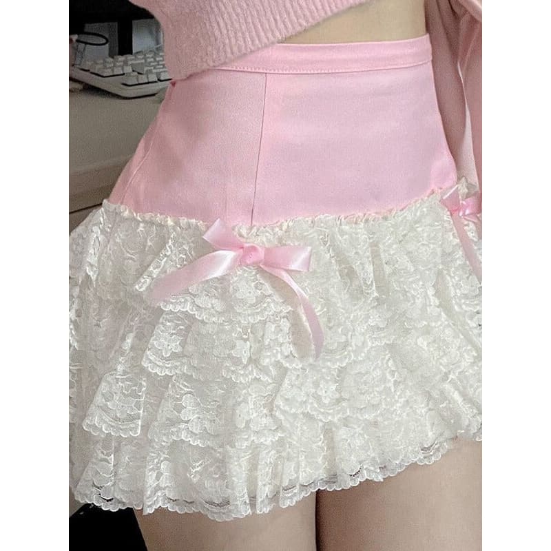 Sweetheart Lace Ballet Skirt - skirt