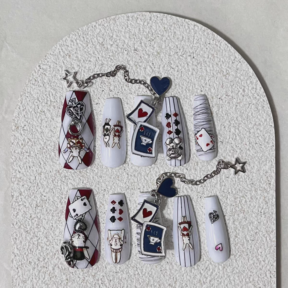 Robe Lolita rétro asymétrique Alice au pays des merveilles MK19189