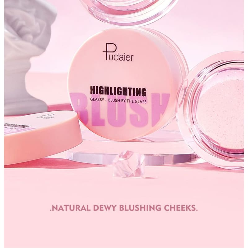 Temperature Change Glassy Highlighting Blush