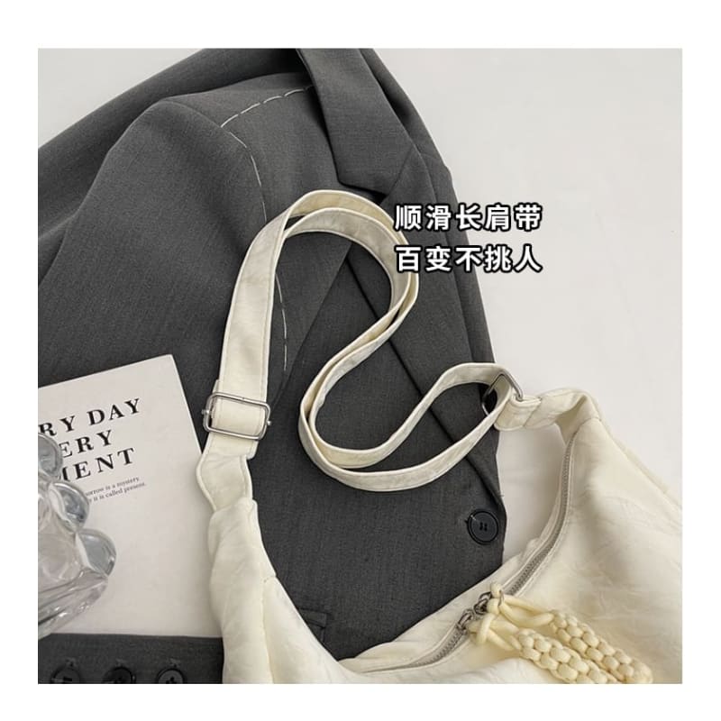 Textile Plain Shoulder Bag