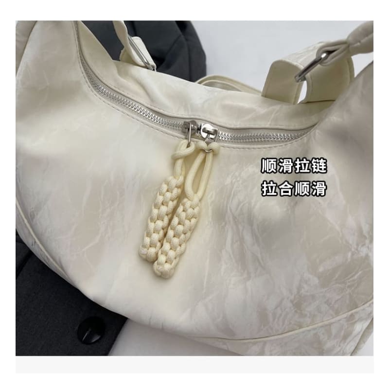 Textile Plain Shoulder Bag