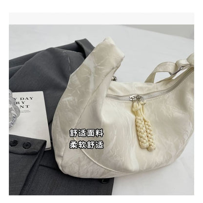 Textile Plain Shoulder Bag