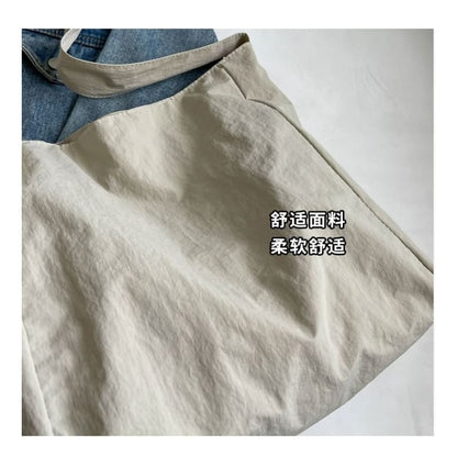 Textile Plain Shoulder Bag