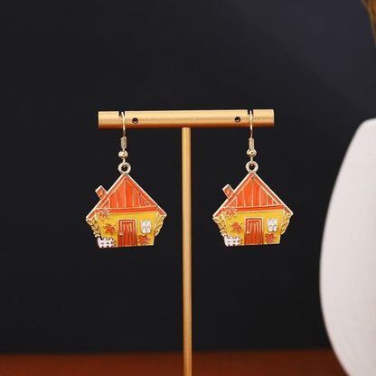 Thanksgiving Glaze Drop Earring - 1 Pair - E6276 - House