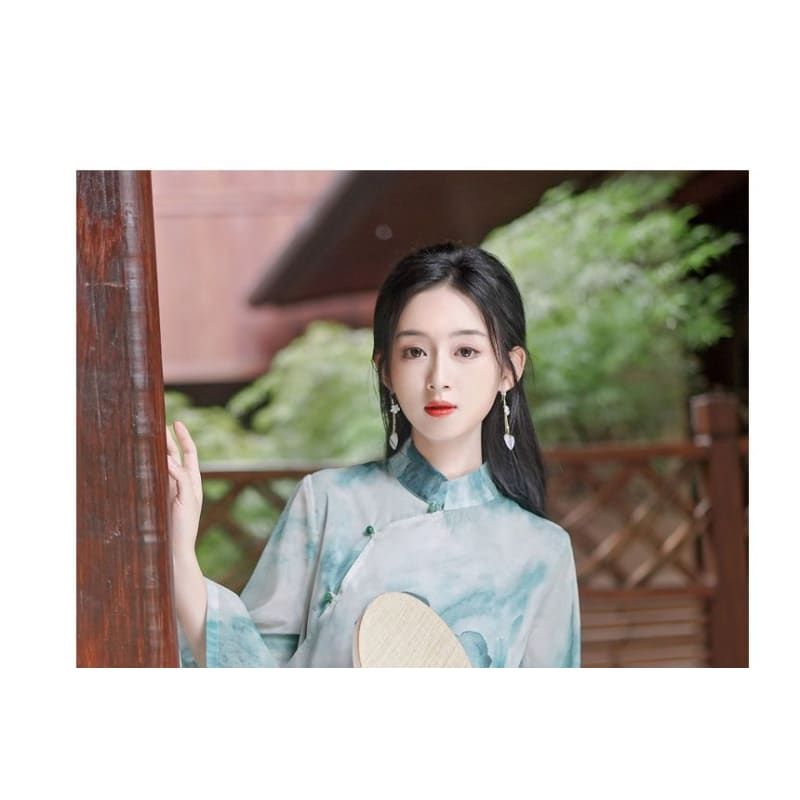 Tie Dye Hanfu Costume Set