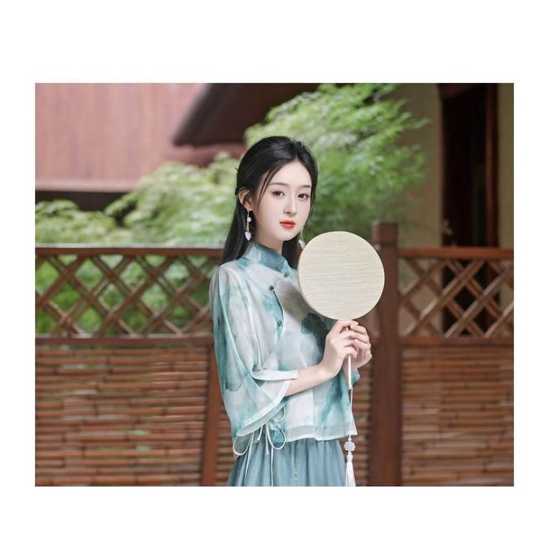 Tie Dye Hanfu Costume Set