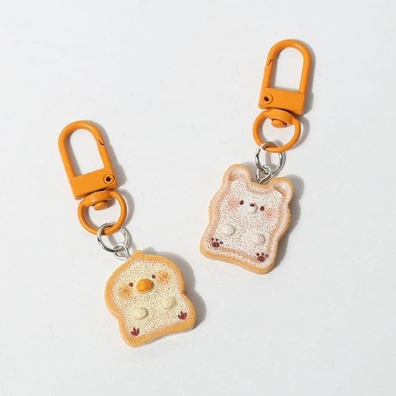 Toast Animal Bag Charm Keyring (Various Designs)